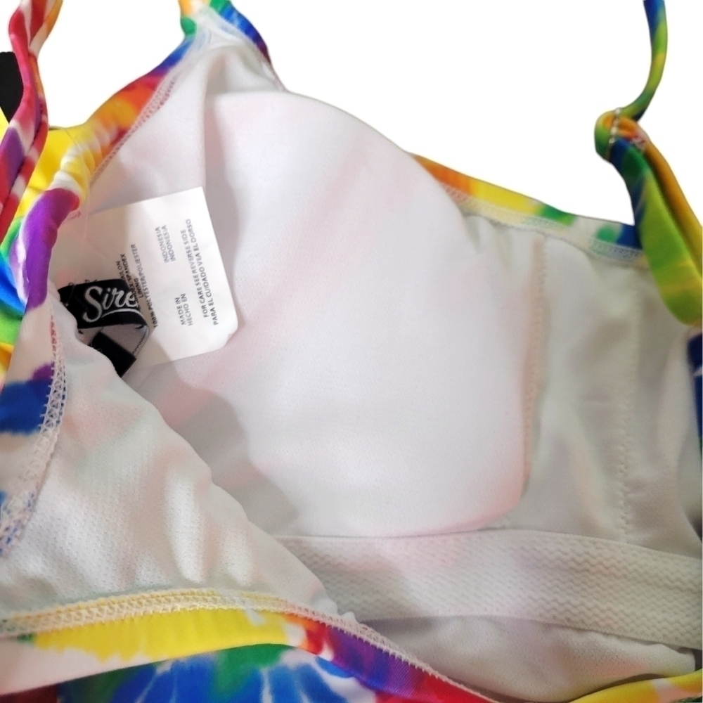 Sirena One Piece Rainbow Tie Dye #TAKEPRIDE Swimsuit - Picture 8 of 11
